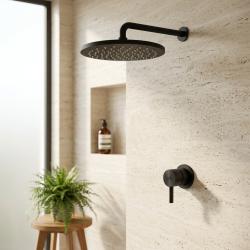 aquanello-eternal-built-in-shower-set-matte-black-25cm
